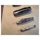 Set of 3 Folding Pocket Knives