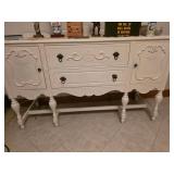 Vintage Painted Buffet Cabinet