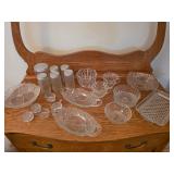 Vintage Pressed Glass Assortment
