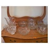 Vintage Pressed Glass Serving Collection