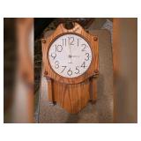 Westclox Oak Wall Clock