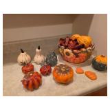 Assorted Ceramic Autumn Harvest Decor