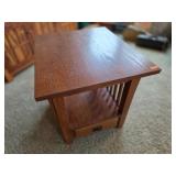 Mission Style Oak End Table