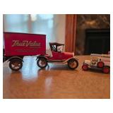Two Vintage True Value Diecast Trucks