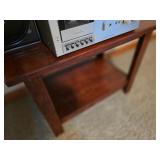 Solid Wood Mid-Century Side Table