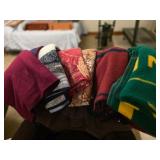 Assorted Soft Throw Blankets, Lot of 5