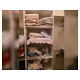 Assorted Vintage Linens and Quilts