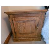 Oak Bedside Cabinet with Single Door