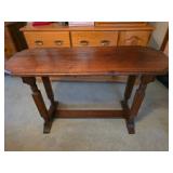 Vintage Wooden Console Table