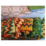 Vintage 1970s Crocheted Afghan