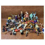 Large Lot of Vintage Action Figures and Toys