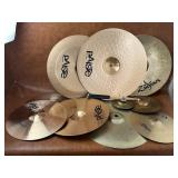 Collection of Paiste and Zildjian Drum Cymbals