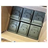 Six New Military Ammo Crates