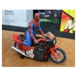 1995 Spiderman Action Figure with Motorcycle
