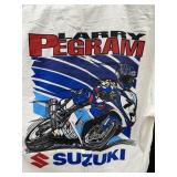 Larry Pegram Suzuki Tshirt Size XL