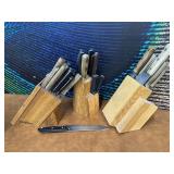 Three Blocks of Knives