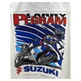 Autographed Larry Pegram Suzuki Tshirt