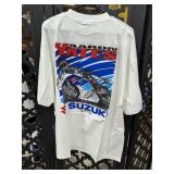 Autographed Aaron Yates Suzuki Tshirt Size XXL