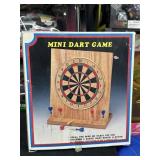 Vintage Mini Dart Game Genuine Oak