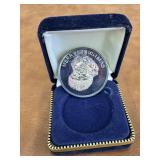 Vintage One Oz Silver Christmas/New Year