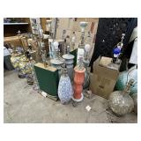 Large Lot of Decorative Lamps!