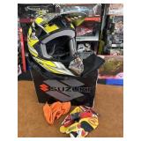 Suzuki Motorcycle Helmet Size XL - Selling as a