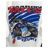 Vintage Aaron Yates Suzuki Tshirt Size XL