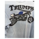 Vintage Triumph Tshirt Size L