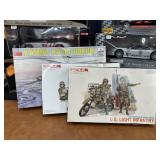 Vintage Model Kits - US Light Infantry, US