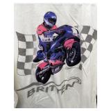 Vintage Britten Motorcycle Tshirt Size XXL