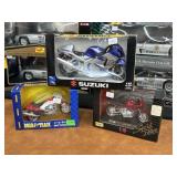 Die Cast Motorcycles - 1:18 and 1:12 Scale