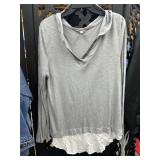 Juicey Couture Hooded Shirt Size L
