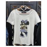 Love Guess Com Minnie Mouse Beaded Tshirt