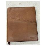 Leather Fossil Passport Wallet