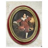 Vintage Victorian Framed Print Made in Italy