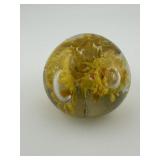 Vintage Made in India Art Glass Paper Weight