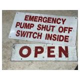 Vintage Metal Signs