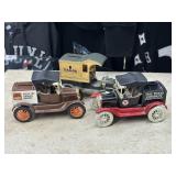 Selection of ERTL Die Cast Car Banks