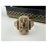 1945 High School 10K or 14K Gold Ring