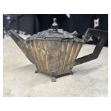 Vintage Art Deco Silver Plated Teapot