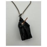 1983 Die Cast Darth Vader Pendant on Chain