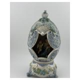 Vintage Working Fabrige Style Egg Music Box