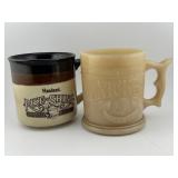 Vintage Hardee's and Whataburger Mugs