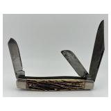 Vintage Colonial Prov USA Three Blade Knife