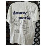 Autographed Donny & Marie Tshirt by Donny