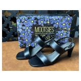 Mootsies Tootsies Meryl Black Leather Heels