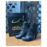 Diba Low Tilda Black Boots Size 6