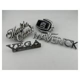 Selection of Vintage Car Emblems