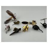 Selection of Vintage Pins - Jostens 1/10 10K GF