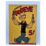 Vintage Metal Drink Popeye Sign